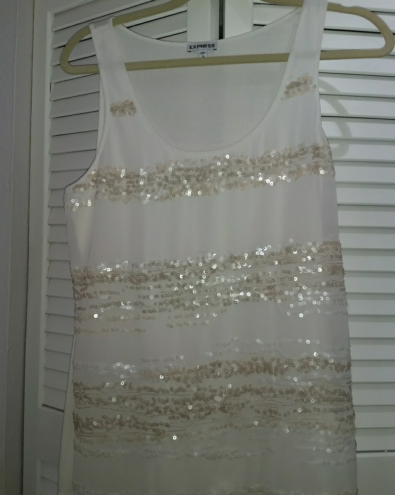 Sparkly sleeveless top, NEVER WORN! Express ®